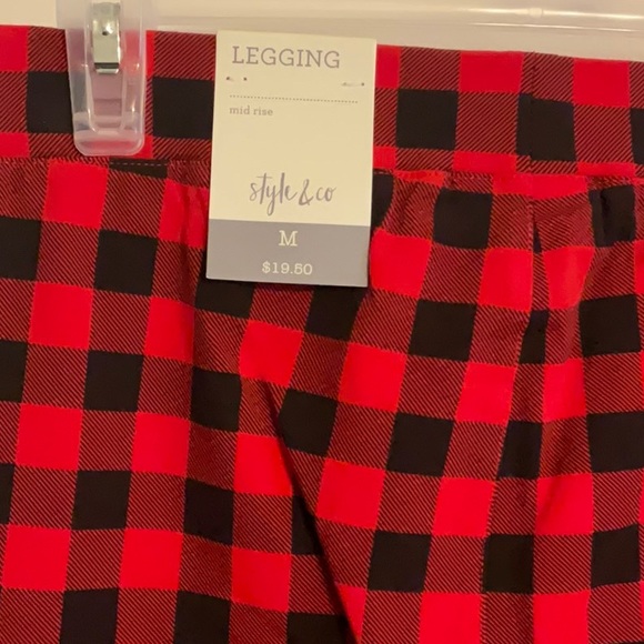 Style & Co. Pants - Buffalo Check Leggings